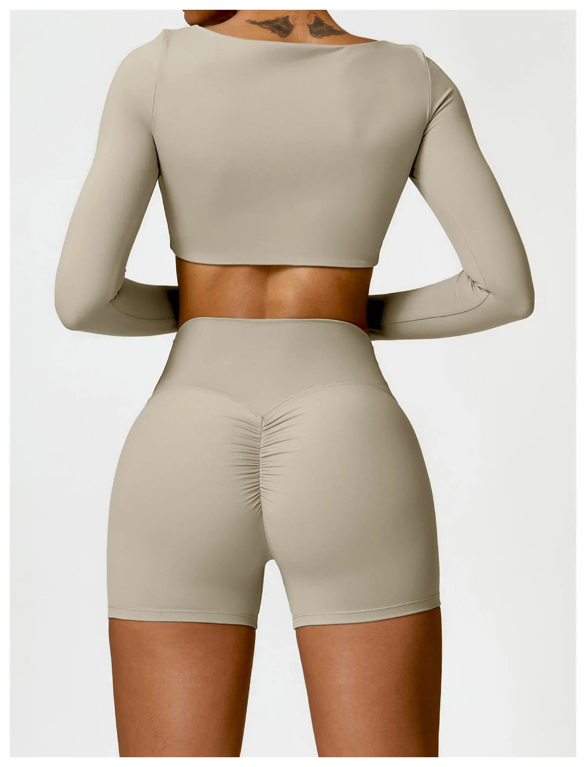 Pilates Set – Langarm-Top & Capri-Leggings | Tre Nove Milano