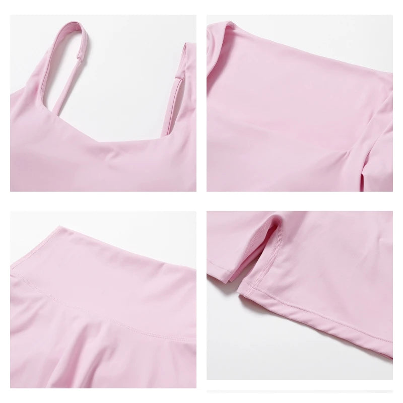 Pilates Set – Langarm-Top & Capri-Leggings | Tre Nove Milano